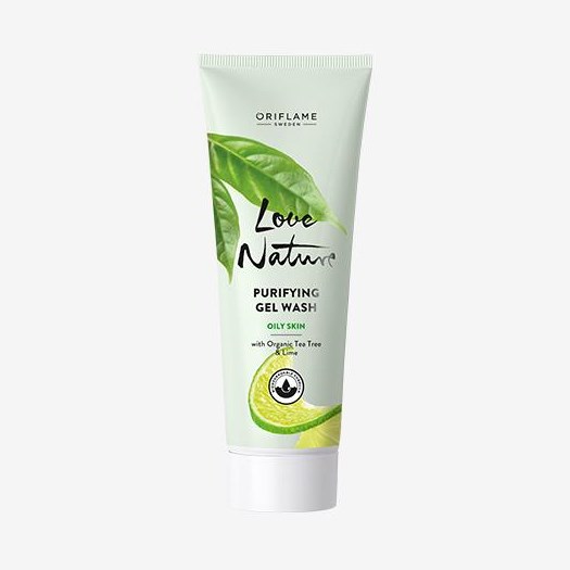 Oriflame Love Nature Purifying Gel Wash with Organic Tea Tree Lime  Made in Poland 🇵🇱