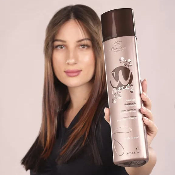 Floractive w-1  Nanoplastia W One Hair Straightening Treatment Protein Premium Floractive 1000ml