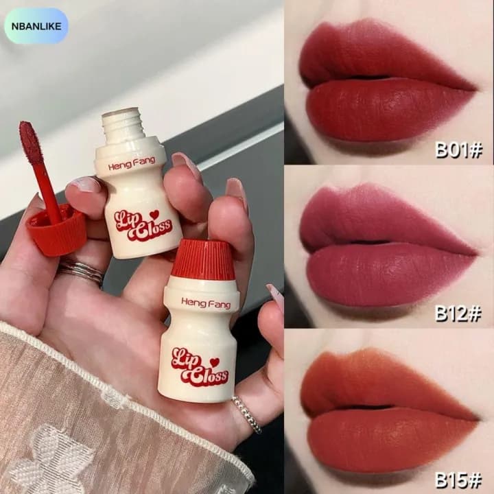 Heng Fang    VELVET MATTE   AIR  MISTY  FOG  LIP MUD  3 Beautiful  shades