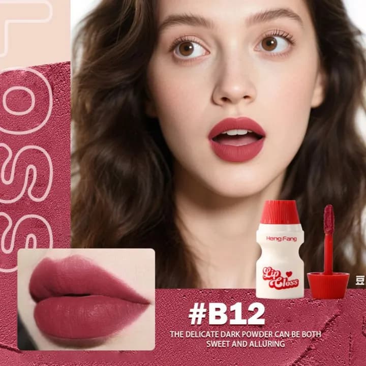 Heng Fang    VELVET MATTE   AIR  MISTY  FOG  LIP MUD  3 Beautiful  shades